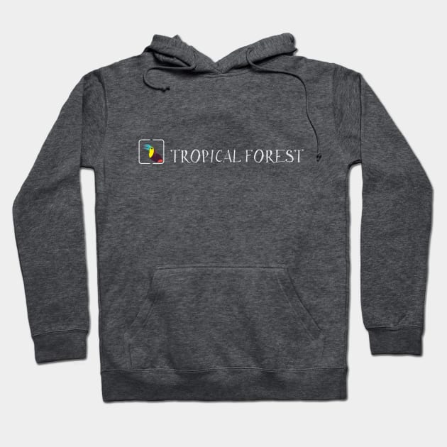 Tropical forest Hoodie by Dedert